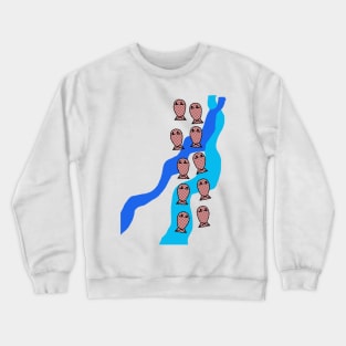 Checkered Fishies Crewneck Sweatshirt